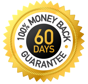 60-day money back guarantee badge